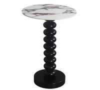 BASXDRFXZ Tavolini da Caffè Tavolino rotondo in lastra di roccia moderno for piccolo appartamento Soggiorno creativo semplice Tavolo da studio ad angolo for balcone