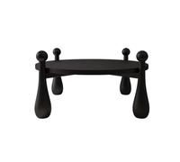 BASXDRFXZ Tavolini Tavolino da caffè in legno massello Soggiorno for la casa for uso domestico americano retrò balcone(New Zealand Pine (1m) Black)