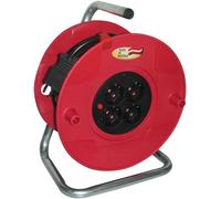 BAT Avvolgicavo 260 rosso 25m H05VV-F 3G1,5 nero