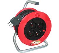 BAT Avvolgicavo 260 rosso 25m H05VV-F 3G1,5 nero - Brennenstuhl
