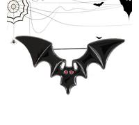 Bat Brooch - Bat Brooch For Women | Gothic Bat Lapel Pin | Brooch Zinc Alloy Brooch Bat Brooch For Halloween Bat Lapel Pin For Backpacks Zinc Alloy Bat Brooch For Girls Bat Brooch For Bags