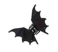 Bat Claw Clips, Wing Curly Hair Clamp, Gothic Hair Barrette with 4 Inches Width, Decorative Clip for Girls, Cosplay, Masquerade, Holiday, Party, Costume, Halloween, Women Teens, Black White