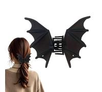 Bat Hair Clip, Wing Shaped Jaw Clamp Accessory for Women, Decorative Non-Slip Gothic Claw Grip, Halloween Holiday Costume Prop, Themed Cosplay Masquerade and Party Wear