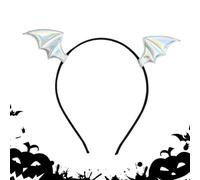 Bat Headband - Halloween Black Wing Hair Hoop Spooky Decorative Headwear