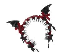 Bat Headband | Role-Playing Halloween Headpiece | Gothic Cosplay Headband | Gothic Cosplay Headband For Cosplayer Performer Carnival Stage Masquerade School Play Concert Performance Themed Event