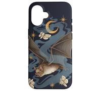 Bat Moth Gothic Goblincore Witchcraft Dark Academia Therian Custodia per iPhone 16