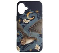 Bat Moth Gothic Goblincore Witchcraft Dark Academia Therian Custodia per iPhone 16 Plus