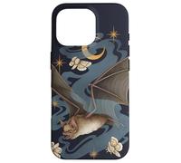 Bat Moth Gothic Goblincore Witchcraft Dark Academia Therian Custodia per iPhone 16 Pro