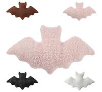 Bat Pillow Halloween Decorations Indoor,Gothic Bat Shaped Throw Pillows