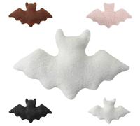 Bat Pillow Halloween Decorations Indoor,Gothic Bat Shaped Throw Pillows