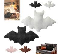 Bat Pillow Halloween Throw Pillow Decoration Indoor,Gothic Plush Bat Pillow