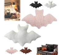 Bat Pillow Halloween Throw Pillow Decoration Indoor,Gothic Plush Bat Pillow