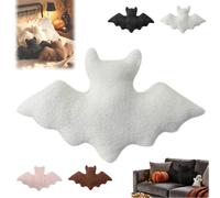 Bat Pillow Halloween Throw Pillow Decoration Indoor,Gothic Plush Bat Pillow