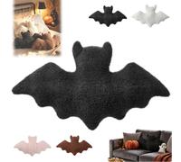 Bat Pillow Halloween Throw Pillow Decoration Indoor,Gothic Plush Bat Pillow