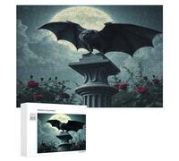 Bat Puzzle 300 Pezzi Rompicapo Natale Premium Idea Regalo Paisaje Edificio Per Lui E Famiglia Sfida Intelligente Rilassamento Pressione Ridotta in Inverno 300 PCS