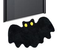 Bat Rug, Halloween Front Door Mat, Dirty-Resistant Wear-Resistant Slip-Resistant Carpet, Spooky Welcome Floor Mat 19.69x31.5in for Kitchen, Cabin, Deck, Garage, Patio, Apartment, Gym