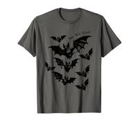 Bat Shit Crazy, Trendy Witchy Halloween, Stagione spettrale Maglietta