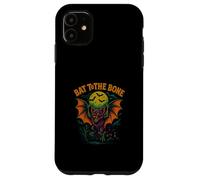 Bat To The Bone Scary Flying Bat Halloween Design Custodia per iPhone 11