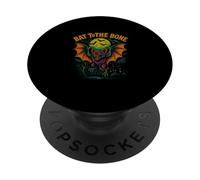 Bat To The Bone Scary Flying Bat Halloween Design PopSockets PopGrip Adesivo