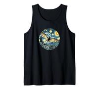 Bat Vampire Spooky Cave Fruit - Van Gogh Starry Night Style Canotta