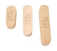 Batacchio da Sarto in Legno da 3 Pezzi con Scala, Strumento di Aiuto per Quilting e Cucito per Appiattire e Pressare il Tessuto, Set di Batacchio da Sarto in Legno Massello con