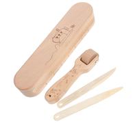 Batacchio da Sarto in Legno di Faggio, 1 Rullo per Cuciture Tornitore a 2 Punti