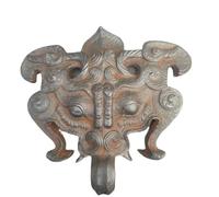 Batacchio for Porta in ghisa, Anello di trazione a Forma di Testa di Leone/Taotie retrò, Maniglia for cancello Rustica e Resistente for l'arredamento della casa, Stile da Collezione