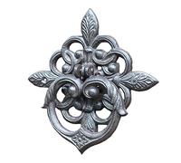 Batacchio Portone Batacchio per Porta in Ghisa per Cancello, Antico Colore Ruggine Replica, Maniglia per Porta da Appendere alla Parete per Portico Anteriore