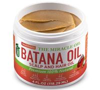 Batana Oil for Hair Growth: 100% Batana Oil from Honduras as Hair Mask, Scalp and Hair Oil, Repairs Damaged Hair, Reduces Hair Loss, 4oz (118ml)