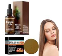 Batana Oil Saponetta Allo Shampoo All'olio Di Batana E Olio Di Batana, Saponetta Naturale All'olio Di Batana E Siero per Capelli per Migliorare La Salute Del Cuoio Capelluto E Migliorare La Crescita