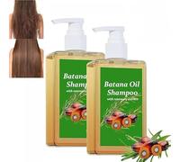 Batana Oil Shampoo, Shampoo De Batana Para La Caida Del Cabello,Batana Oil Shampoo with Rosemary Extract, Batana Oil Rosemary Shampoo for All Hair Types (2 pcs)