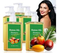 Batana Oil Shampoo, Shampoo di Batana Oil, Capelli Lisci, Mantiene la Lucentezza e la Morbidezza 100ml (5 Pezzi)