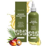 Batana Olio per capelli spremuto a freddo, 100% puro, cocco e rosmarino, più spesso, per idratare e riparare capelli secchi, più forti (120 ml)