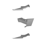 Batarang Replica da Film Batman Ben Affleck Prop Arma Cosplay Stampato 3D
