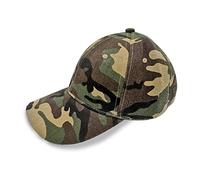 BATCAP: cappellino da baseball con luce LED ricaricabile. Verde camouflage