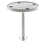 BateauPlus.com Table Ronde 60 CM Pied AMOVIBLE Hauteur