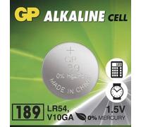 Gp Batteries Blister 10 Batterie Alcaline Specialistiche a Bottone LR54