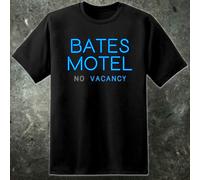 Bates Motel Psycho Film Cartello T Shirt Horror Classico Hitchcock Retro Uomo