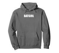 Batgirl Felpa con Cappuccio, Unisex per Adulti, Asfalto, XXL