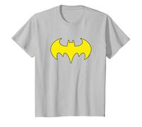Batgirl Logo Maglietta, Bambini, Argento, 4 Anni