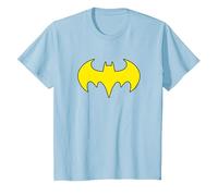 Batgirl Logo Maglietta, Bambini, Celeste, 2 Anni
