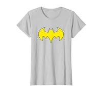 Batgirl Logo Maglietta, Donna, Argento, XXL