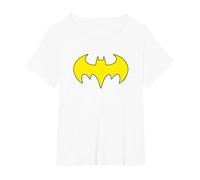 Batgirl Logo Maglietta, Donna Plus-Size, Bianco, 1X