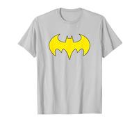 Batgirl Logo Maglietta, Uomo, Argento, L
