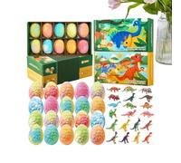 Bath Balls con Dentro per Bambine,Set da Bagno a Tema Dinosauri - Bath Balls Naturali - per Bambini Regalo Viaggio Compleanno Hotel Campeggio