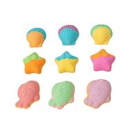 Bath Balls per Bambini con - 9 Pezzi a Tema Marino per il Corpo,Bombe Effervescenti Delicate,Regali per Bambini Compleanno Feste Vacanze Estate Viaggi Hotel Casa