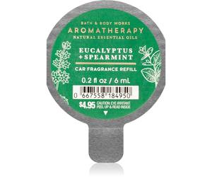 Bath & Body Works Eucalyptus Spearmint deodorante per auto ricarica 6 ml