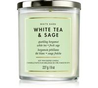 Bath & Body Works White Tea & Sage candela profumata 227 g
