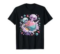 Bath Bomb Fizzing Tub Illustration Maker Hobby Clean Line Maglietta