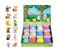 Bath Bombs Gift - Bath Salt Ball, Land & Sea Baths Toys with Natural Organic , Ball Bomb Set, Bubble Baths Balls, Spa Gift Set for Birthday Halloween Christmas Fun Time